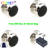 CIFIDET Enamel Shirt Studs Set - Elegant Gift for Men
