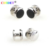 CIFIDET Enamel Shirt Studs Set - Elegant Gift for Men