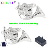 French Horn Cufflink Romantic Shirt Cuff Link