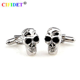 CIFIDET Skeleton Cufflink Shirt Cuff Link Funny Gift