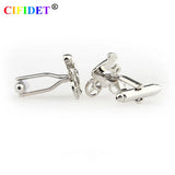 Men's Bike Riding Cufflink Set with Velvet Bag