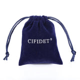 CIFIDET Enamel Cufflinks for Men with Velvet Bag & Gift Box