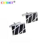 CIFIDET Enamel Cufflinks for Men with Velvet Bag & Gift Box