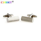CIFIDET Stainless Steel Mens Cufflink Cylinder Shirt Cuff Link