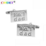 CIFIDET Wedding Cufflink Stylish Dad Father Shirt Cuff Link