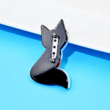 CINDY XIANG Acrylic Fox Brooches For Women Animal Pin Summer T-shirt Accessories