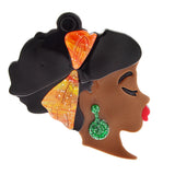 CINDY XIANG Girl Brooch Big Bow Jewelry