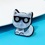 CINDY XIANG Acrylic Cat Brooches For Women