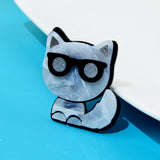 CINDY XIANG Acrylic Cat Brooches For Women