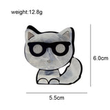 CINDY XIANG Acrylic Cat Brooches For Women