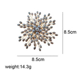 Pearl Flower Brooch Wedding Pin Coat Accessories