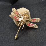 CINDY XIANG Large Enamel Dragonfly Brooches For Women