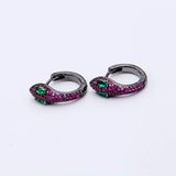 Vintage Punk Snake Stud Earrings Women Ear Accessories
