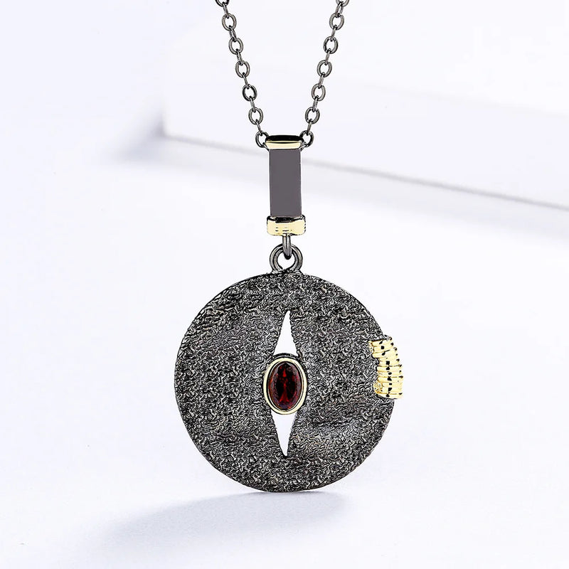 Bohemia Exaggerated Necklace Jewelry CZ Stone Pendant Necklace
