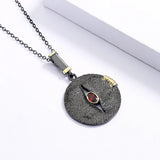 Bohemia Exaggerated Necklace Jewelry CZ Stone Pendant Necklace