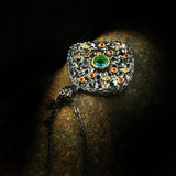 Bohemia Geometrical CZ Zircon Filled Pendant Necklace