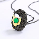 Bohemia Jewelry Vintage Jade Pendant Necklace Women Choker Jewelry