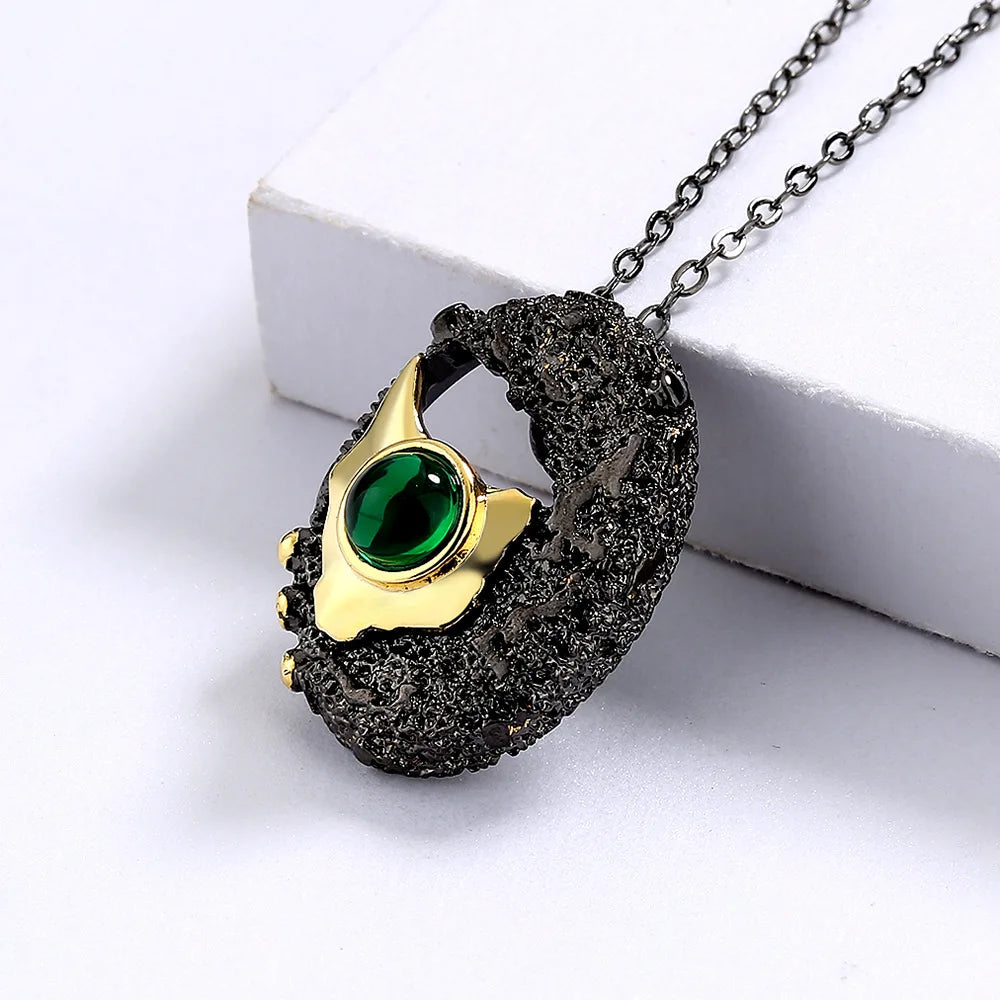 Bohemia Jewelry Vintage Jade Pendant Necklace Women Choker Jewelry