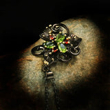 Flower Tungsten Pendant Necklace for Women