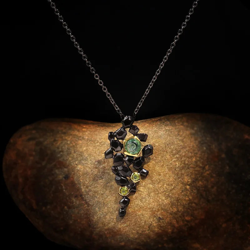 Vintage CZ Pendant Necklace for Anniversary