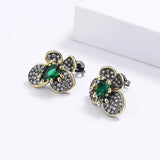 Butterfly Earrings CZ Wedding Party Jewelry