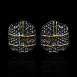 Retro Ethnic Stud Earrings for Women Italian Vintage Jewelry