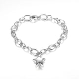 CJB076 Stainless Steel Cuff Bangle Memorial Bracelet