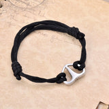 CJB5020 Rope Bracelets with Cremation Urns Charms