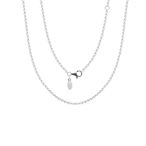 925 Silver Cable Chain Necklace for Women Charms Jewelry Making