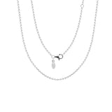 925 Silver Cable Chain Necklace for Women Charms Jewelry Making