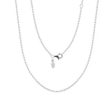 925 Silver Cable Chain Necklace for Women Charms Jewelry Making