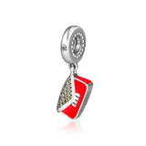 925 Silver Clutch Bag DIY Charm Bracelet Gift