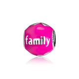 925 Sterling Silver Family Love Charm DIY Bracelet