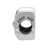 925 Silver Cartoon Cat Charm for Bracelets