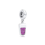 925 Sterling Silver Ice Cream Dangle Charm for DIY
