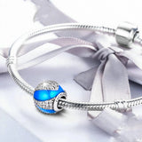 925 Silver Interstellar Galaxy Charm DIY Fits Charms Bracelets