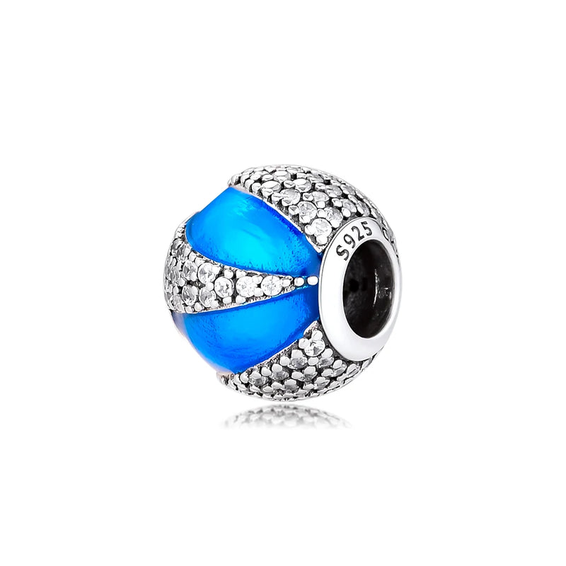 925 Silver Interstellar Galaxy Charm DIY Fits Charms Bracelets
