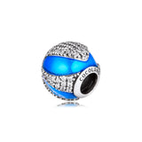 925 Silver Interstellar Galaxy Charm DIY Fits Charms Bracelets