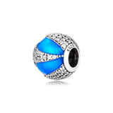 925 Silver Interstellar Galaxy Charm DIY Fits Charms Bracelets