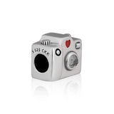 925 Silver Camera Charm Mixed Enamel DIY