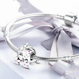 925 Sterling Silver Strawberry Carriage Charm for Bracelets DIY
