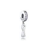 925 Sterling Silver Sunglasses Dangle Charm for Bracelets