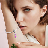 925 Sterling Silver Sunglasses Dangle Charm for Bracelets