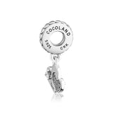 925 Sterling-Silver Baby Heart Dangle Charm DIY Jewelry Making