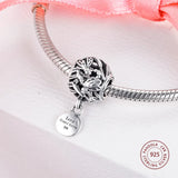 925 Sterling Silver Dragonfly Love Charms Beads for Bracelet DIY Jewelry Making