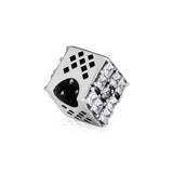 925 Sterling-Silver Charm Bead for Snake Chain Bracelet