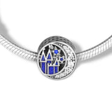 925 Sterling-Silver Night Moon Sky Charm for Bracelets