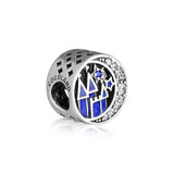 925 Sterling-Silver Night Moon Sky Charm for Bracelets