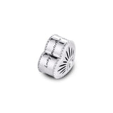 925 Silver All-seeing Eye & Heart Charm Beads for Bracelet DIY