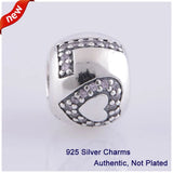 925 Silver Charm Beads Love Amulet for Bracelets & Bangle